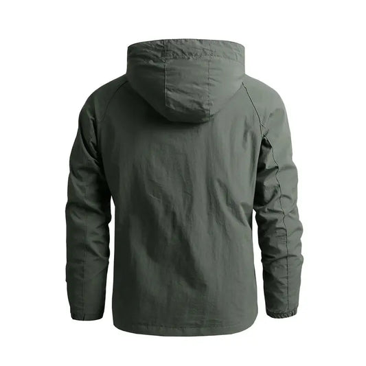 Men Hooded Windbreaker Jacket