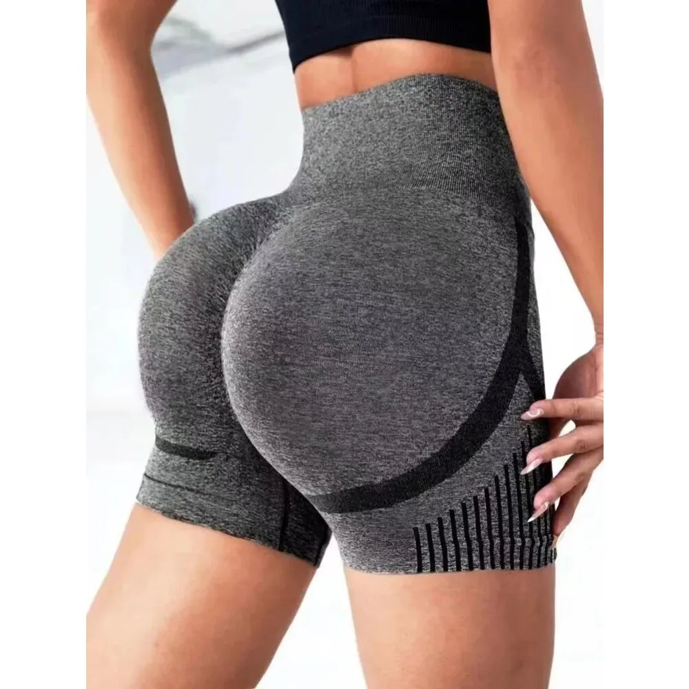 Women High Waist Yoga Shorts
