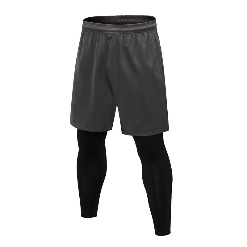 Men 2 In 1 Sport Pants