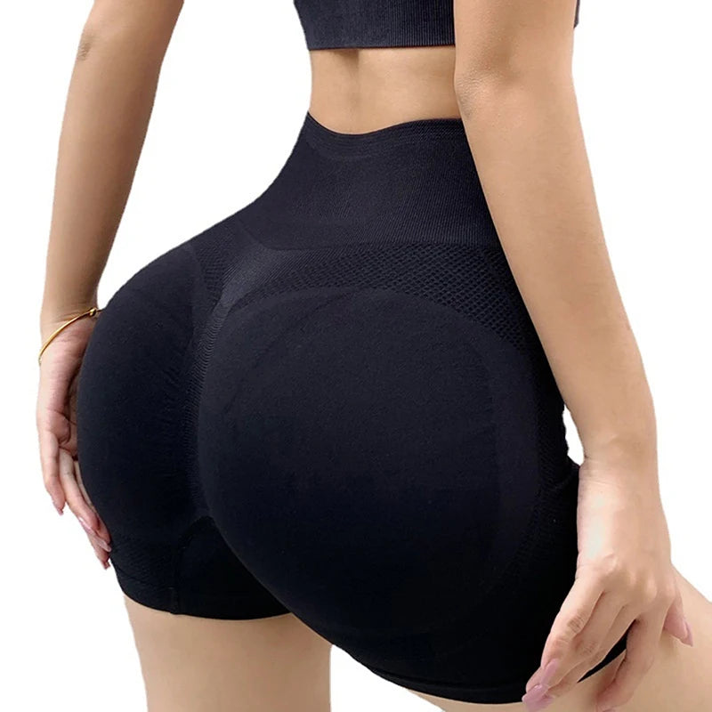 Women High Waist Sport Shorts