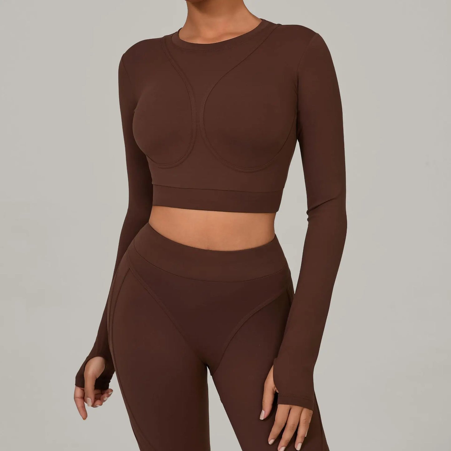 Women Long Sleeve Yoga Shirt