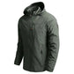 Men Hooded Windbreaker Jacket