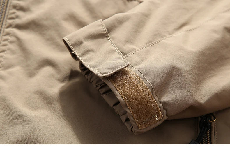 Men Hooded Windbreaker Jacket