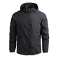 Men Hooded Windbreaker Jacket