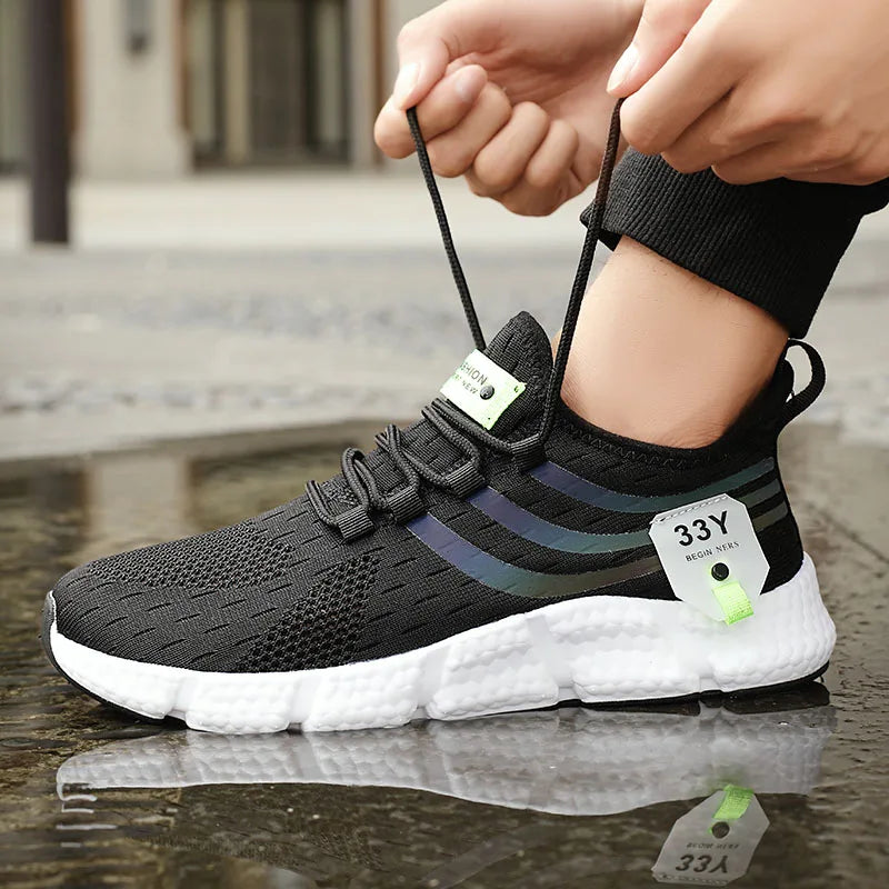 Men Breathable Running Sneakers