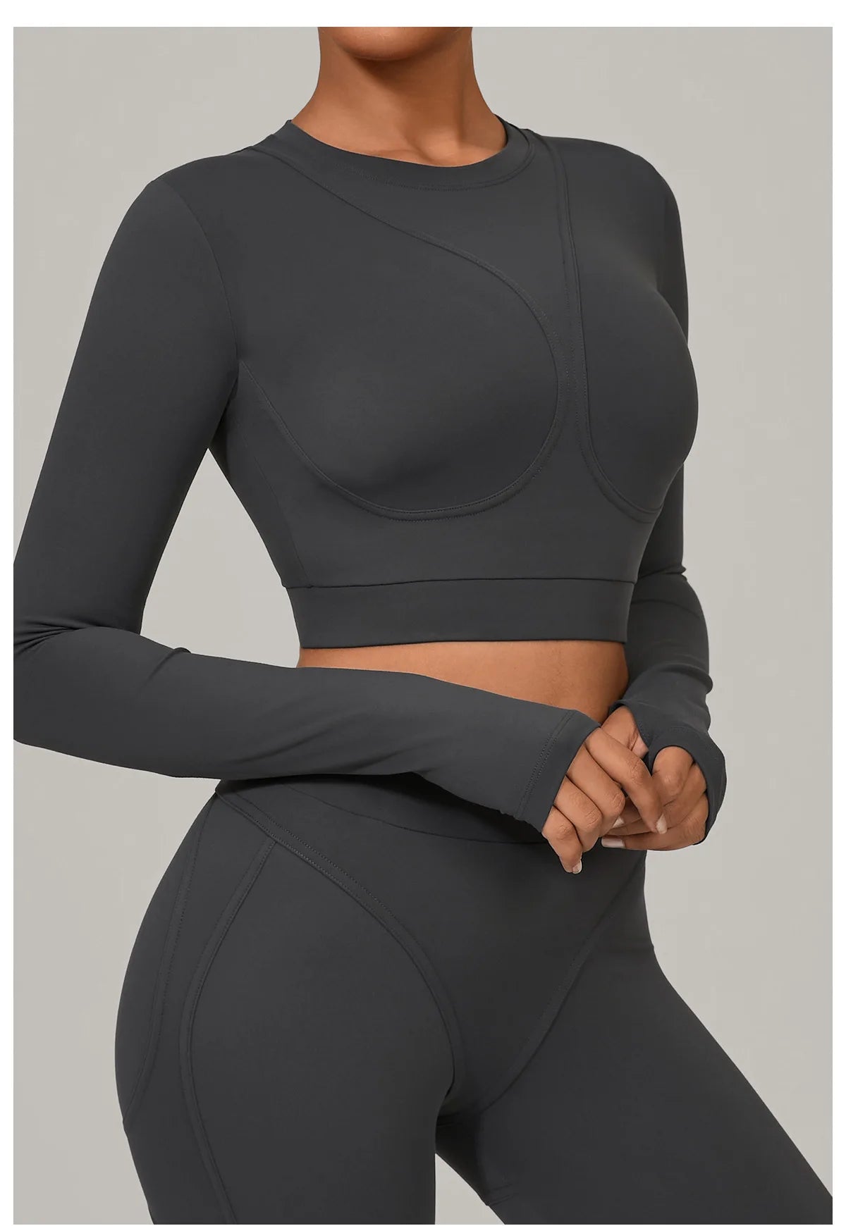 Women Long Sleeve Yoga Shirt