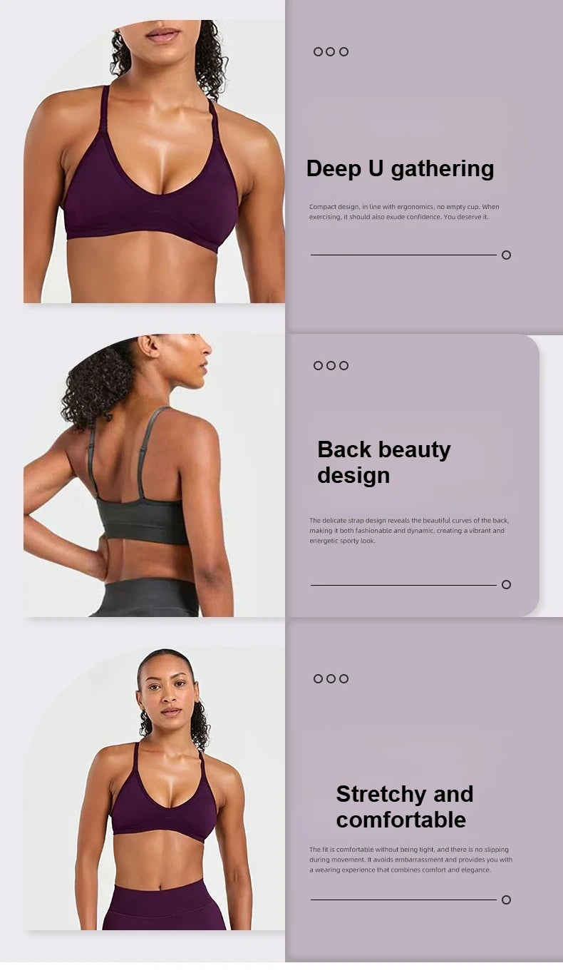 Women Racerback Sports Bra