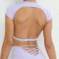 Women Backless Sports Top