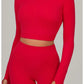 Women Long Sleeve Yoga Shirt