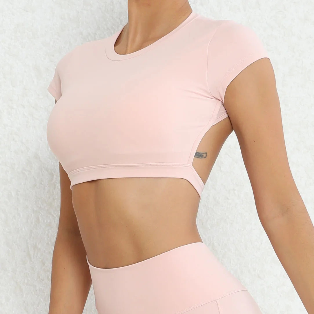 Women Backless Sports Top