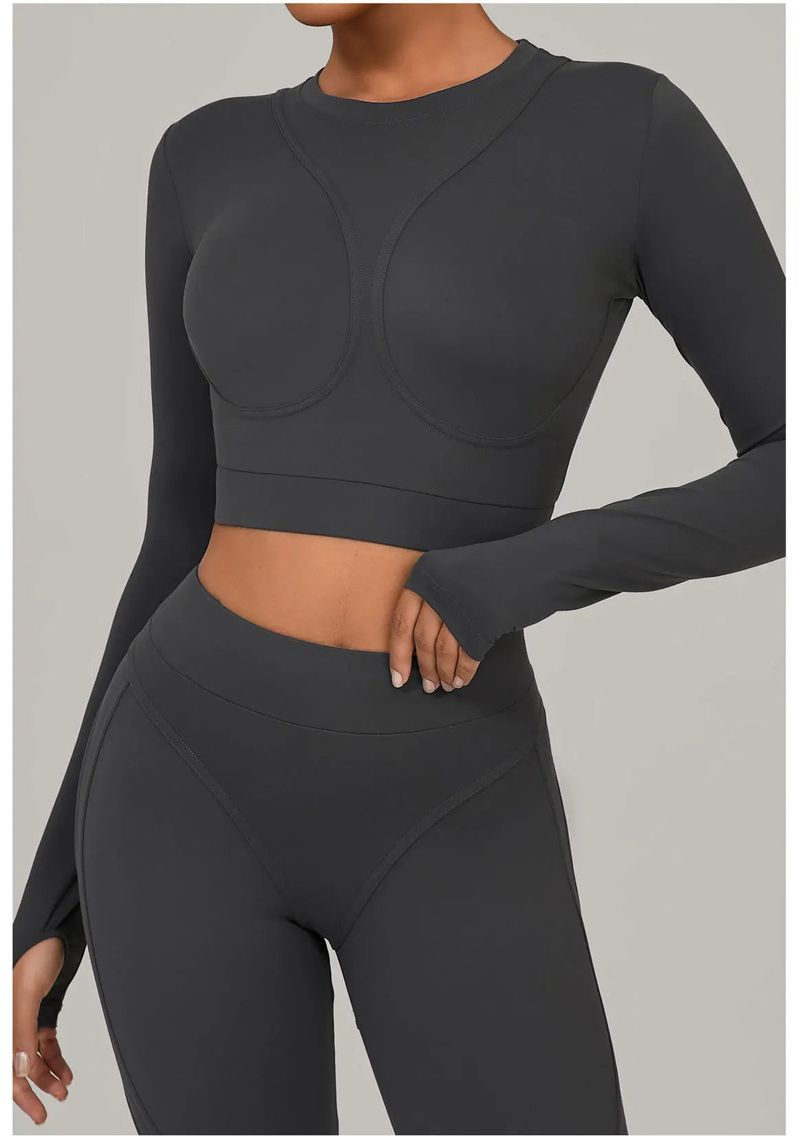 Women Long Sleeve Yoga Shirt