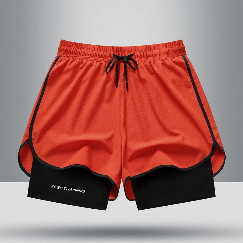 Women 2 In 1 Yoga Shorts