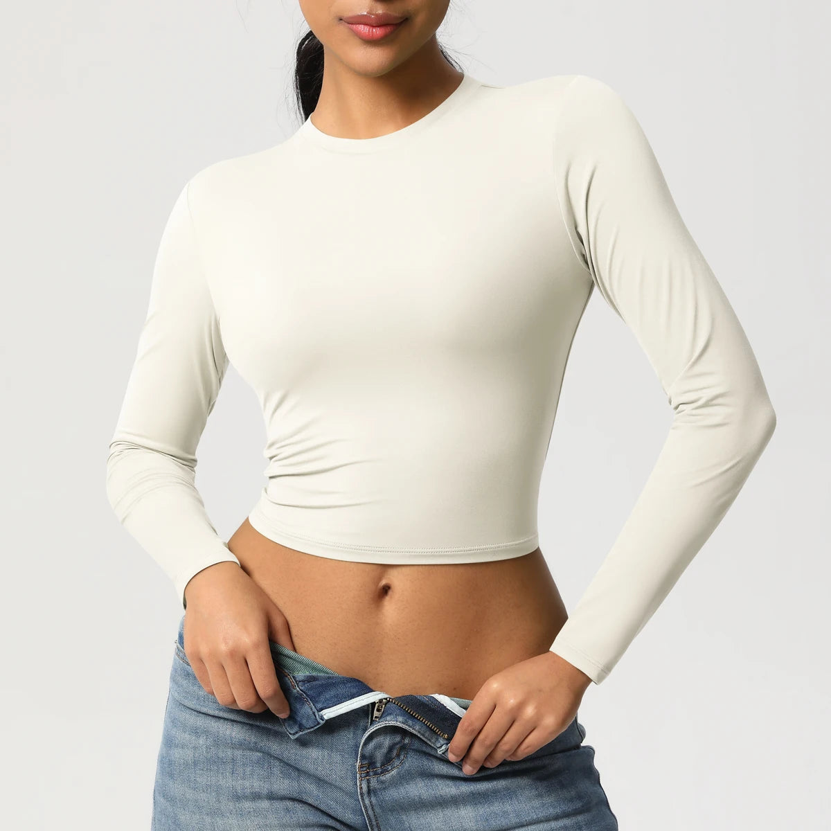 Women Long Sleeve Yoga Top
