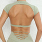 Women Backless Sports Top