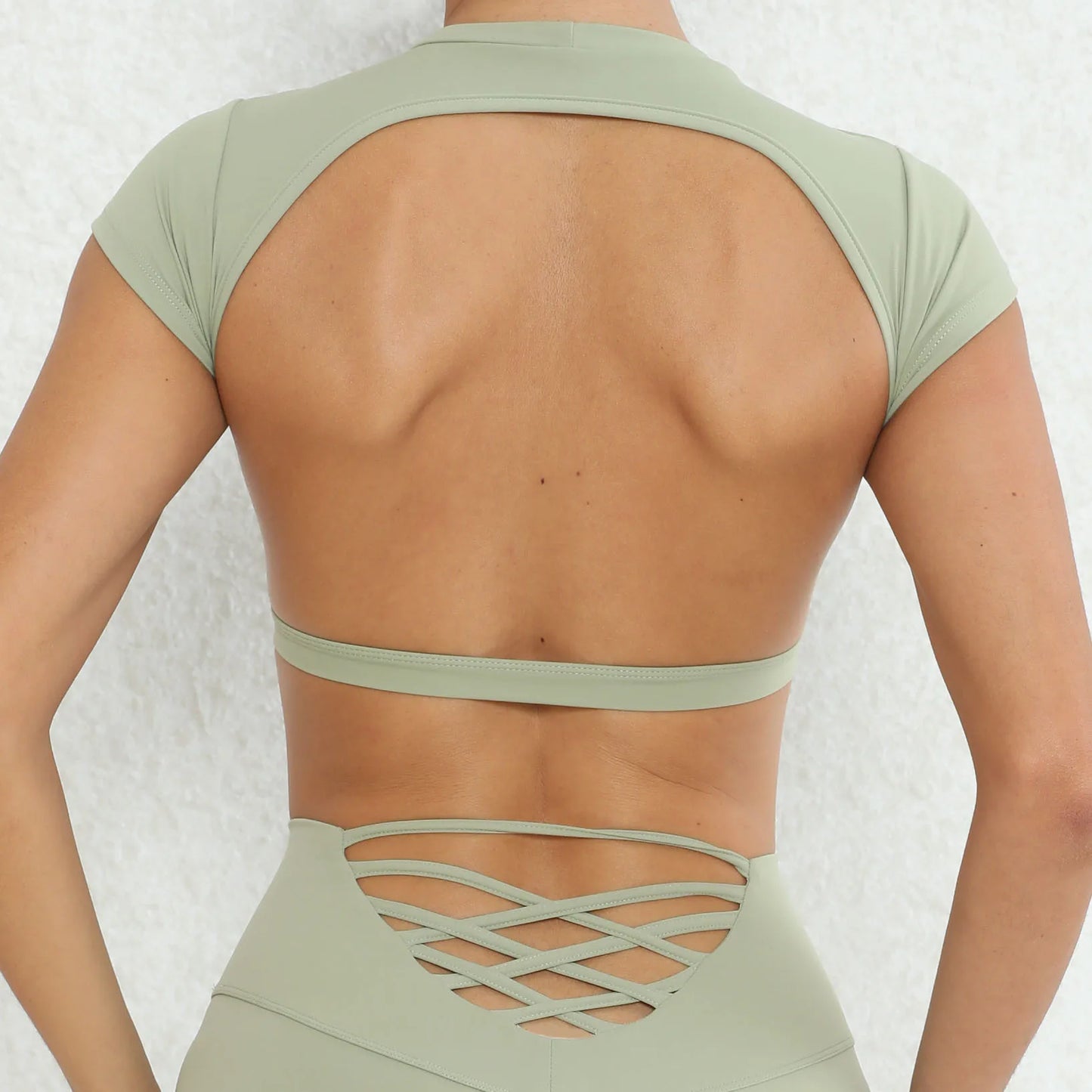 Women Backless Sports Top