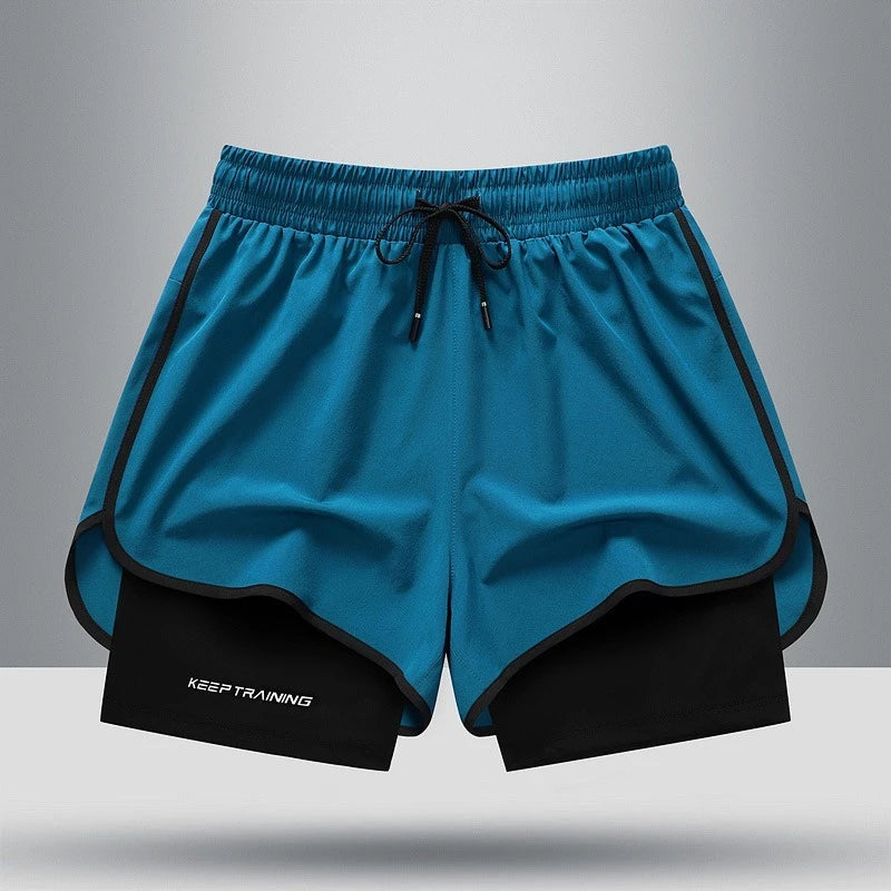 Women 2 In 1 Yoga Shorts