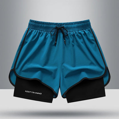 Women 2 In 1 Yoga Shorts