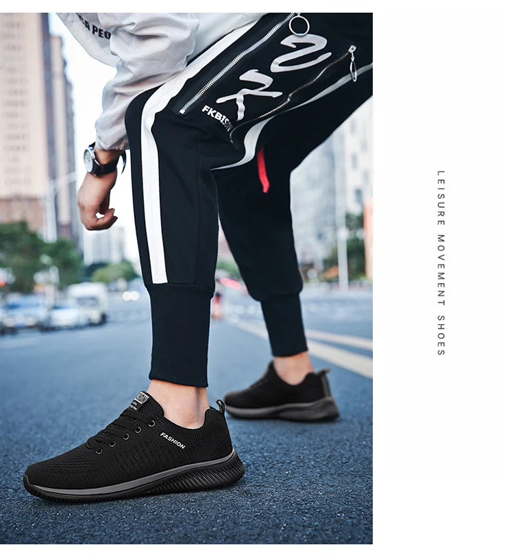 Men Knit Running Sneakers