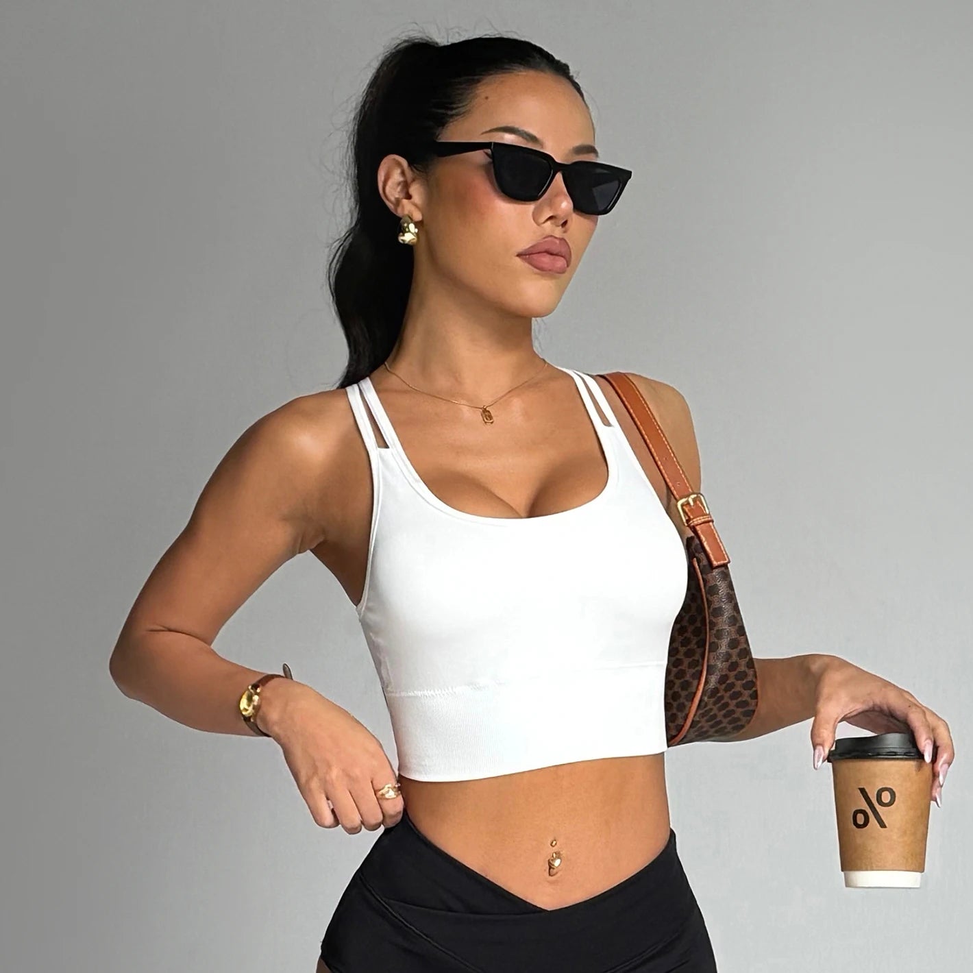 Women Cross Back Sports Bra
