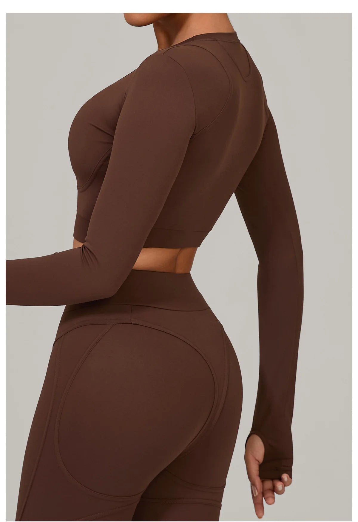 Women Long Sleeve Yoga Shirt