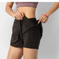 Women Double Layer Shorts
