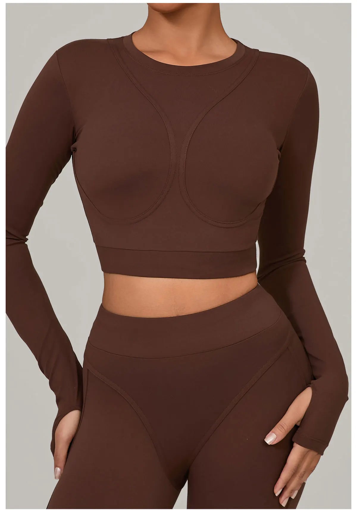 Women Long Sleeve Yoga Shirt