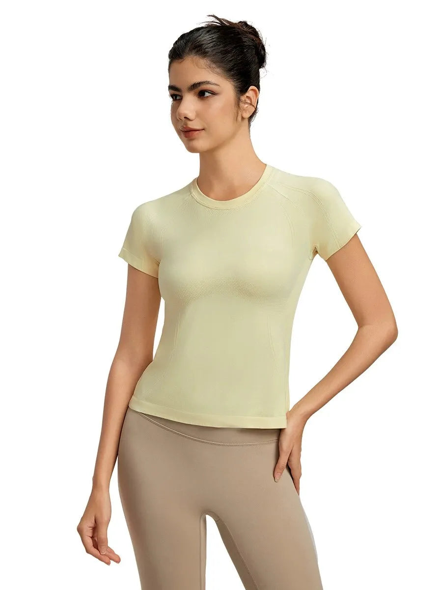 Women Seamless Sport T Shirt