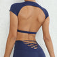 Women Backless Sports Top