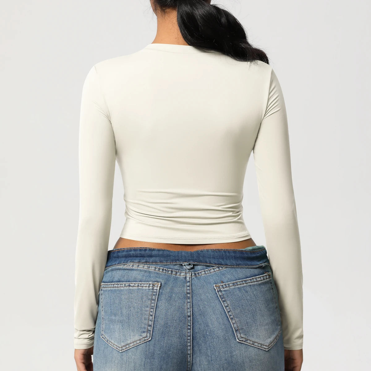 Women Long Sleeve Yoga Top