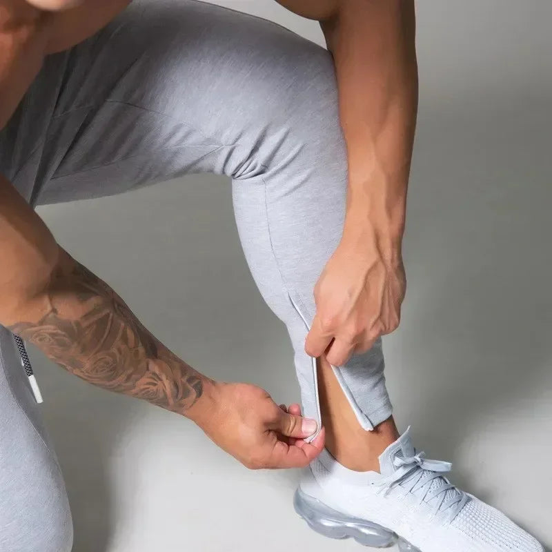 Men Zip Pocket Joggers