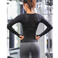 Women Long Sleeve Gym Top