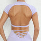 Women Backless Sports Top