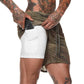 Men Double Layer Shorts