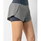 Women Double Layer Shorts