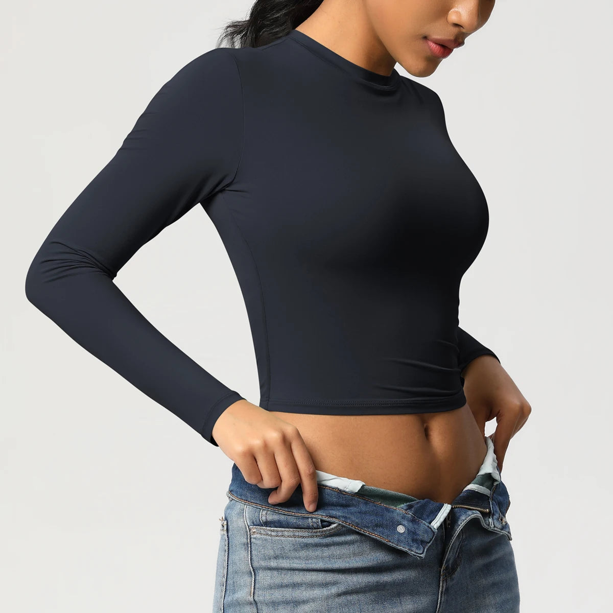 Women Long Sleeve Yoga Top