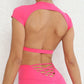 Women Backless Sports Top