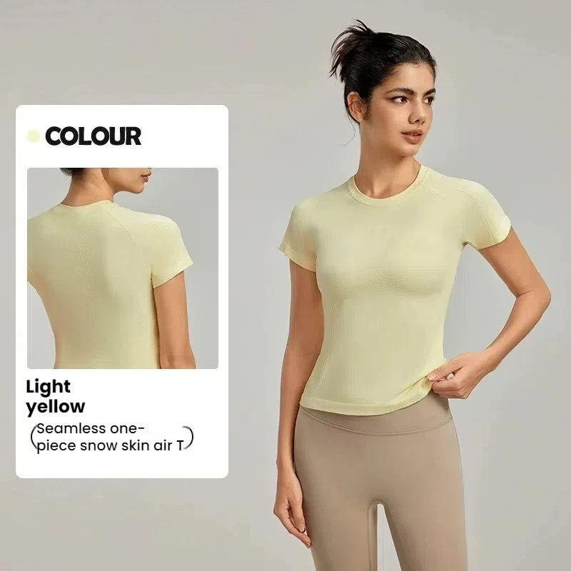 Women Seamless Sport T Shirt