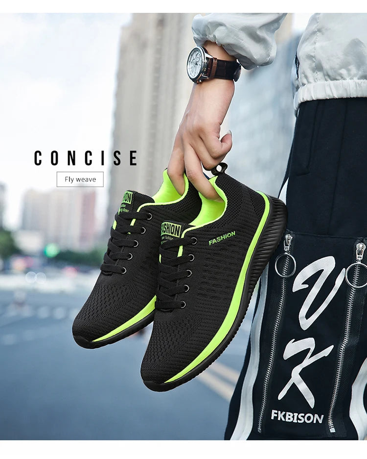 Men Knit Running Sneakers