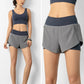 Women Double Layer Shorts