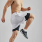 Men 2 In 1 Sport Shorts
