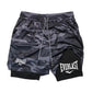 Men 2 In 1 Running Shorts