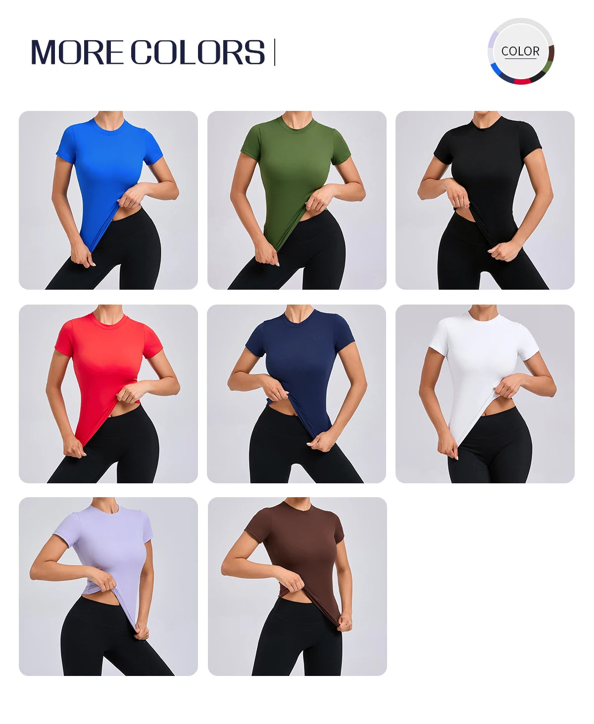 Women Short Sleeve Sport Tee