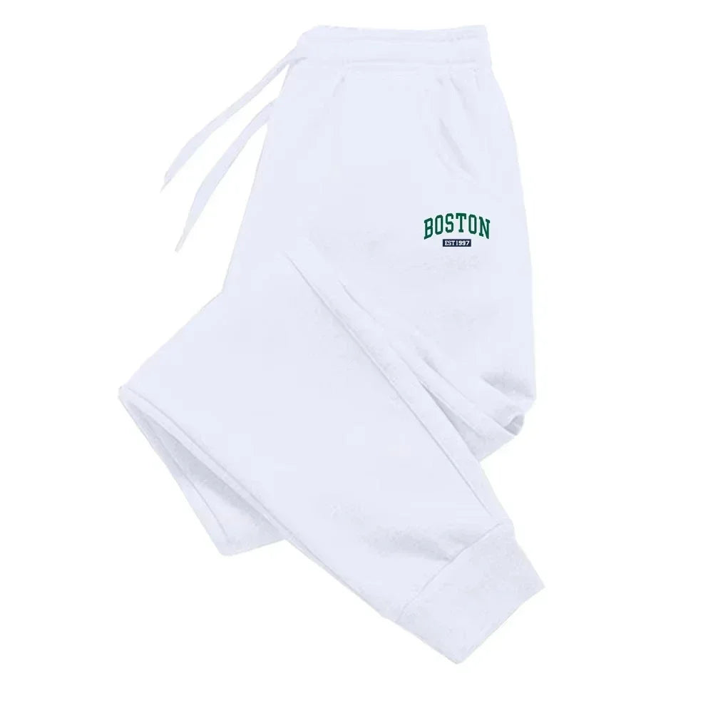 Men Letter Print Joggers