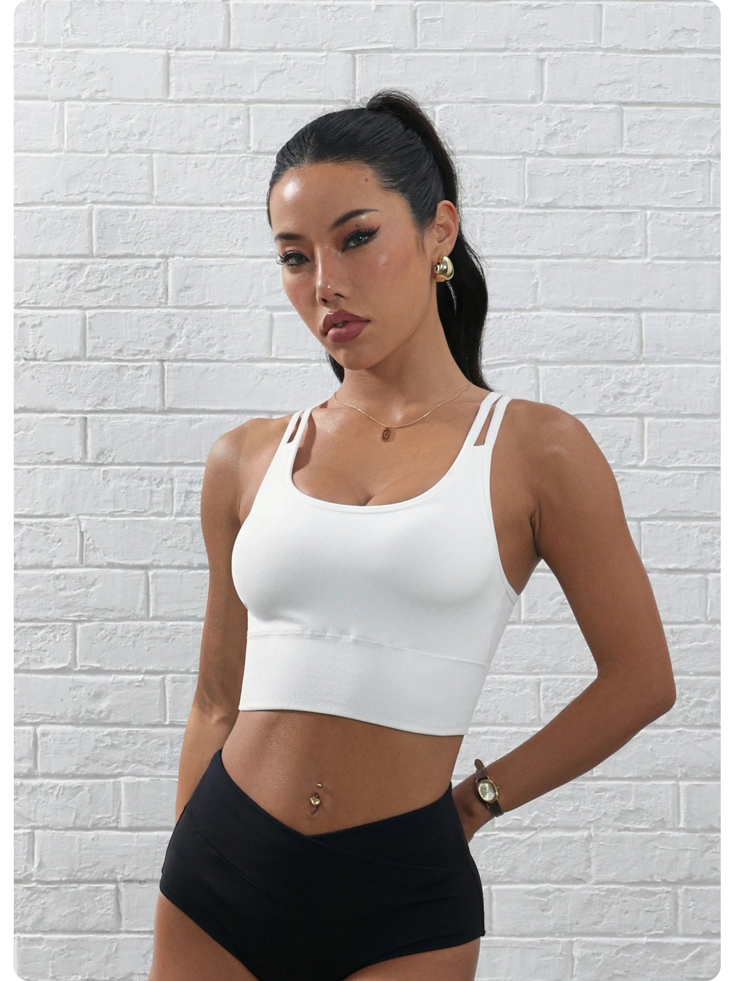Women Cross Back Sports Bra