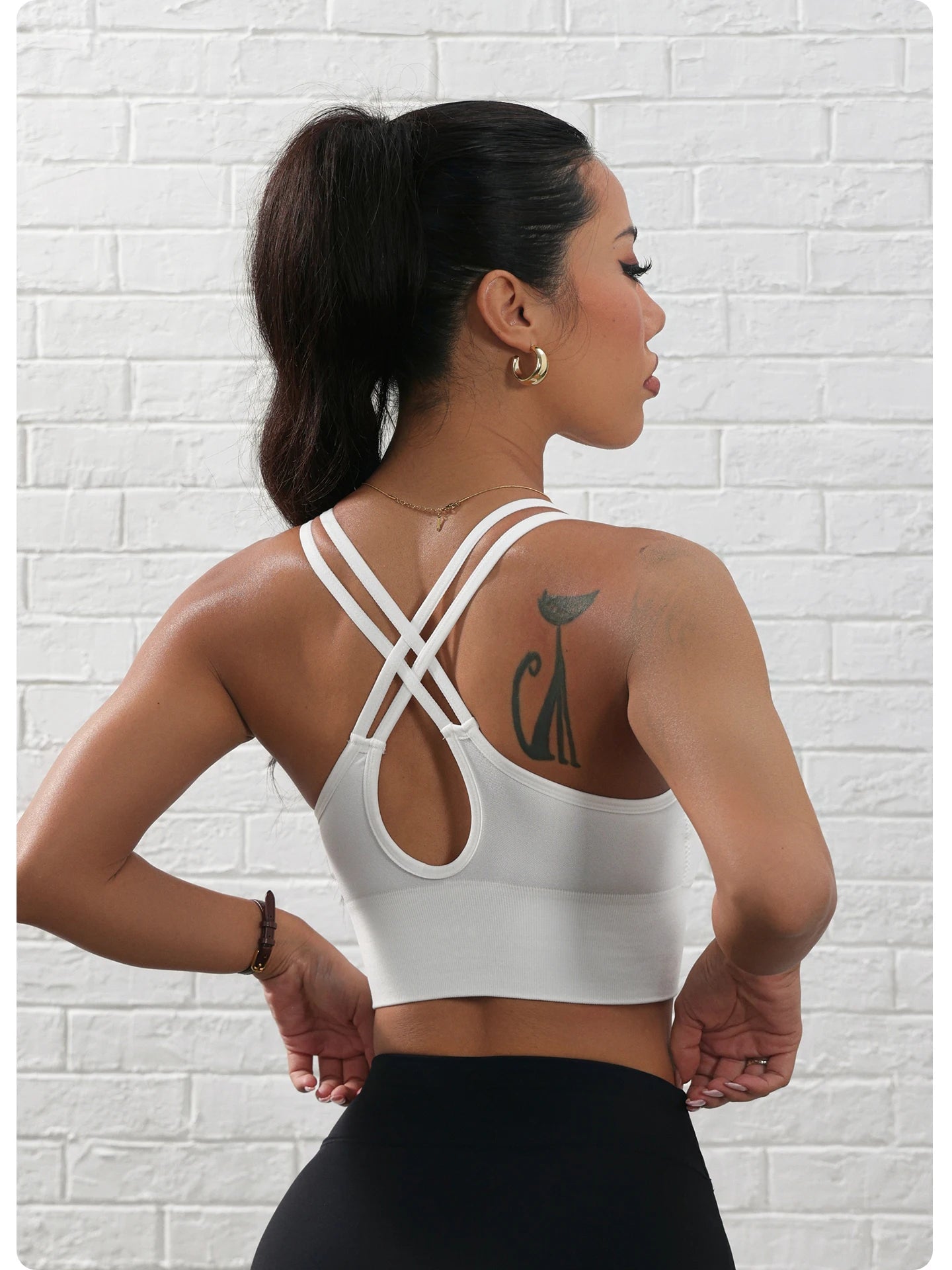 Women Cross Back Sports Bra