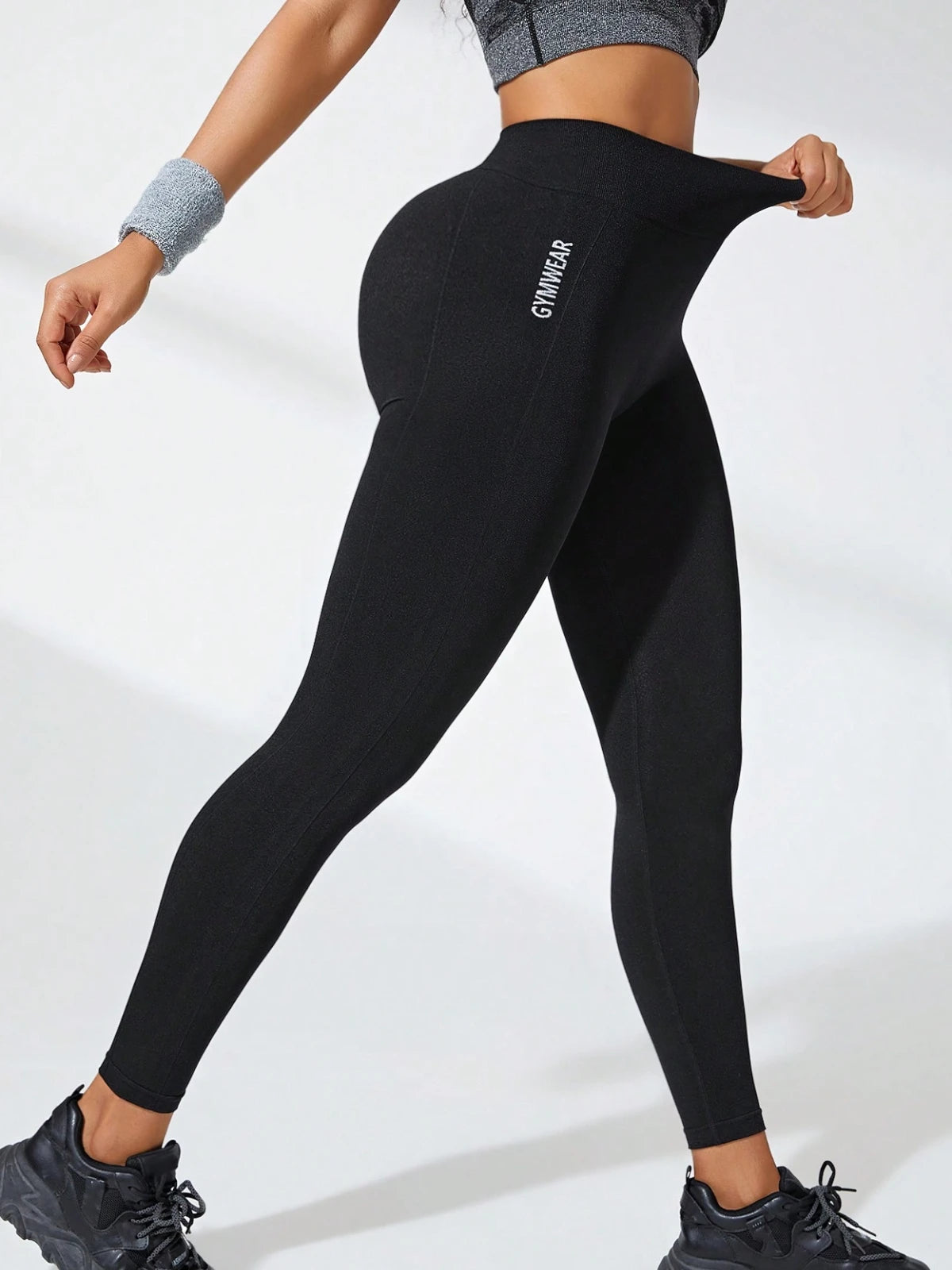 Women Letter Yoga Leggings