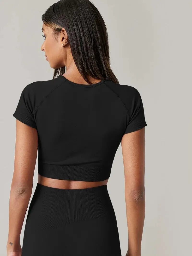 Women Seamless Yoga Top