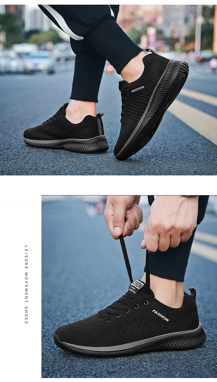 Men Knit Running Sneakers