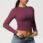 Women Long Sleeve Yoga Top