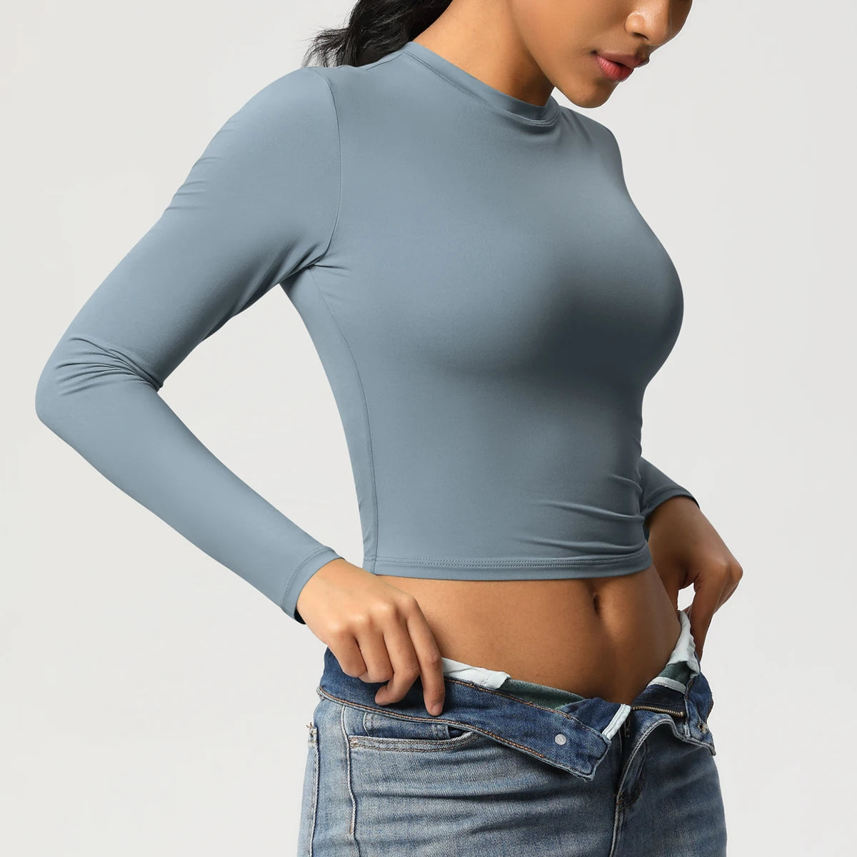 Women Long Sleeve Yoga Top